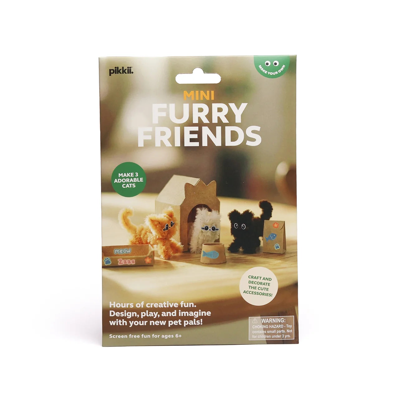 Pikkii Mini Furry Friends Kit