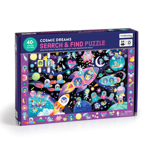 Cosmic Dreams Search & Find 64 Piece Puzzle