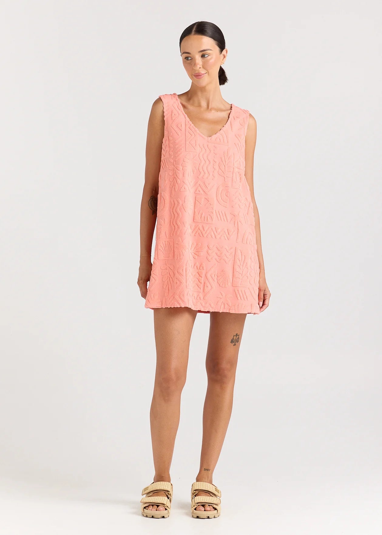 Poolside Paradiso Mai Tai V Tunic Towelling Dress