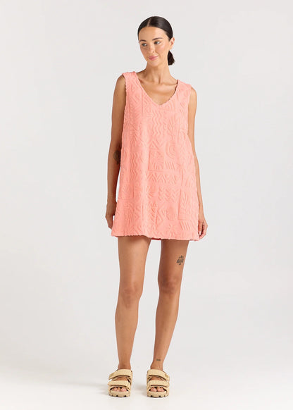 Poolside Paradiso Mai Tai V Tunic Towelling Dress