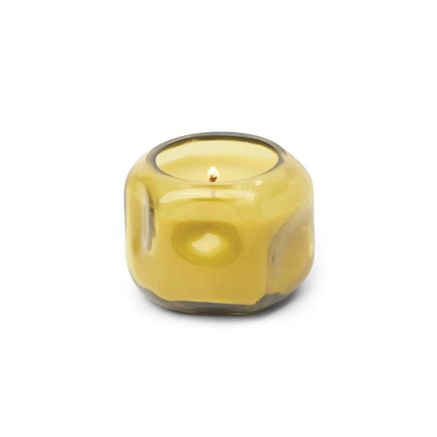 Basalt Organic Shape Tinted Glass Candle (5oz)