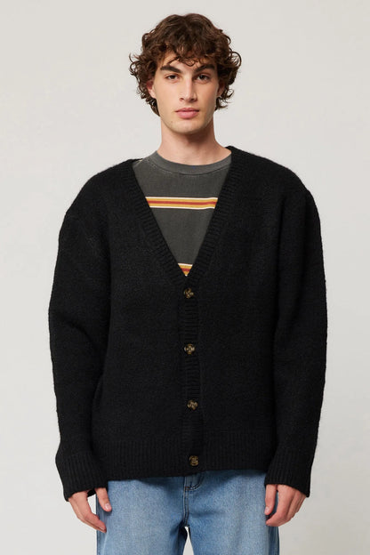 Rolla's Teddy Cardigan Black