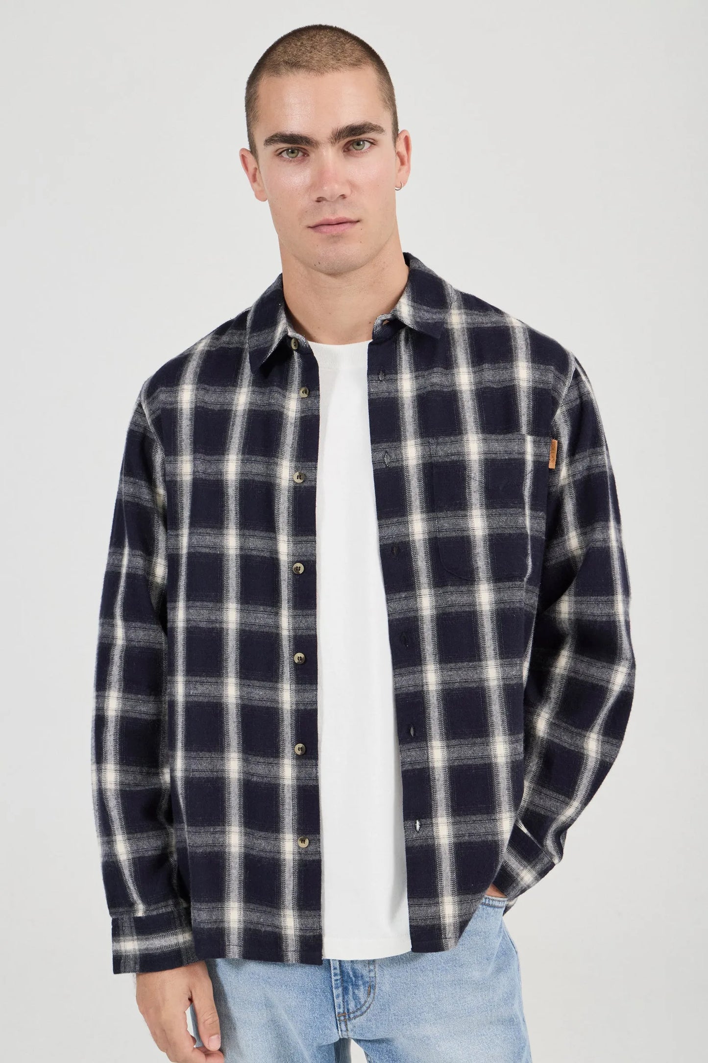 Rolla's Prep Flannel Check Long Sleeve Shirt
