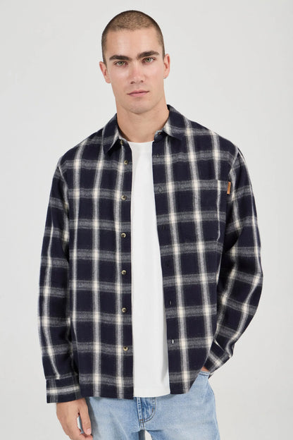 Rolla's Prep Flannel Check Long Sleeve Shirt