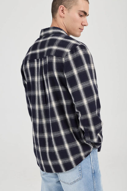 Rolla's Prep Flannel Check Long Sleeve Shirt
