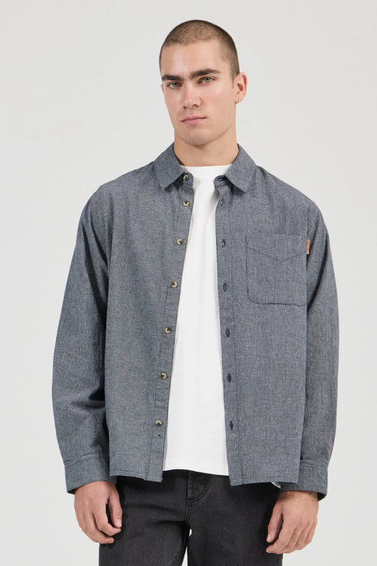 Prep Mini Check Long Sleeve Shirt