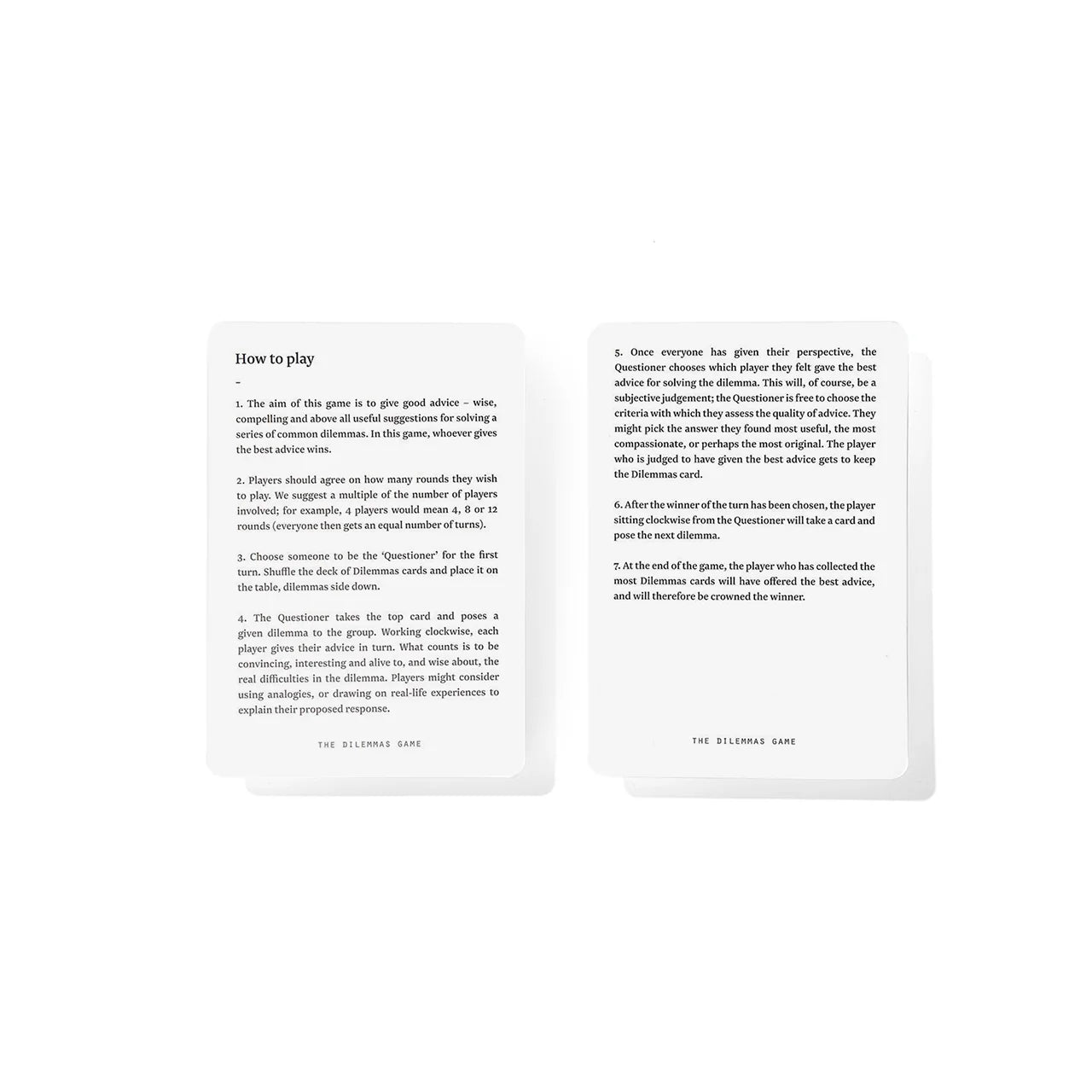 The School of Life The Dilemmas Game
