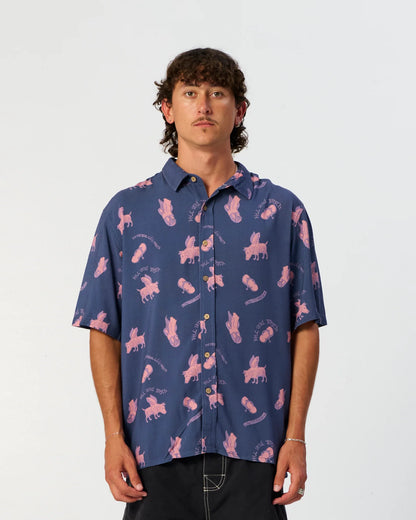 TCSS The Flip Flop Shirt Dusty Blue