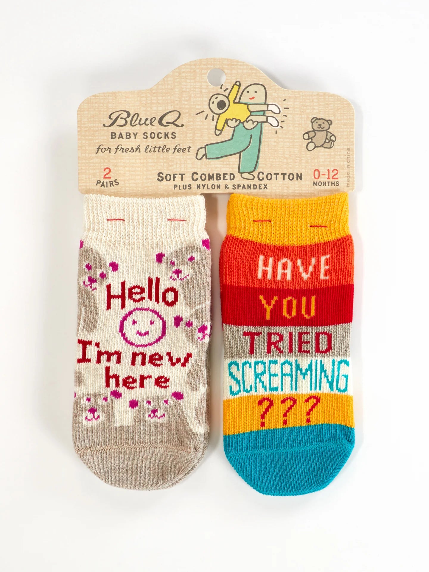 Blue Q Baby Socks