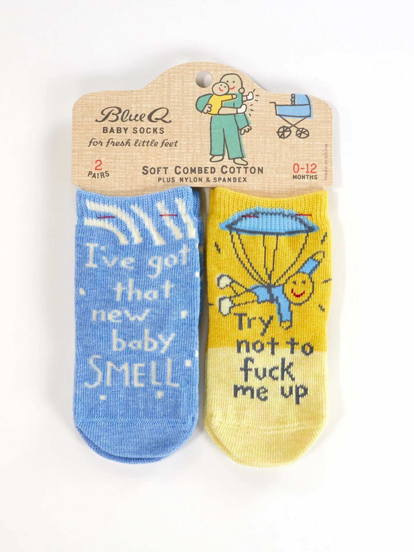 Blue Q Baby Socks
