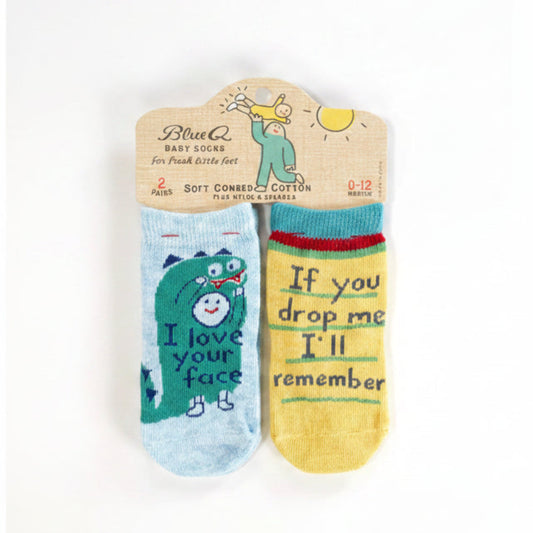 Blue Q Baby Socks