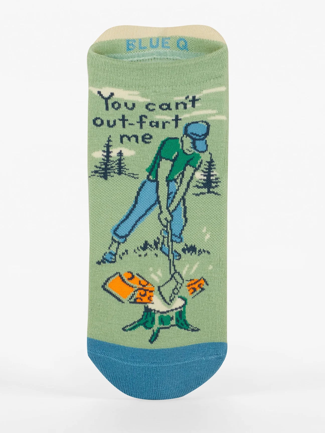 Blue Q Sneaker Socks