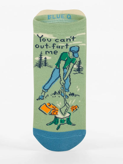 Blue Q Sneaker Socks