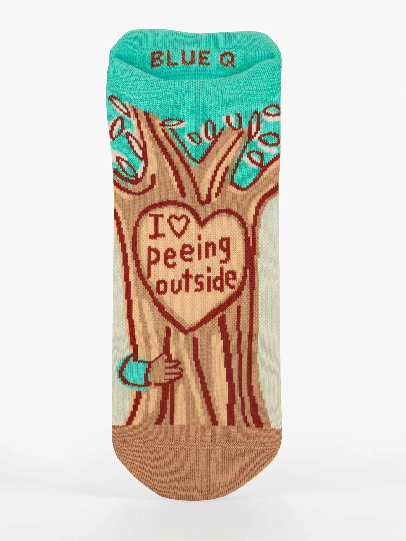 Blue Q Sneaker Socks