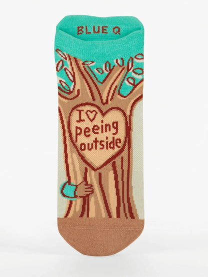 Blue Q Sneaker Socks
