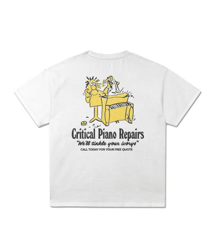 TCSS Piano Repairs Tee Vintage White