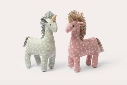 Unicorn Knit Rattle Toy