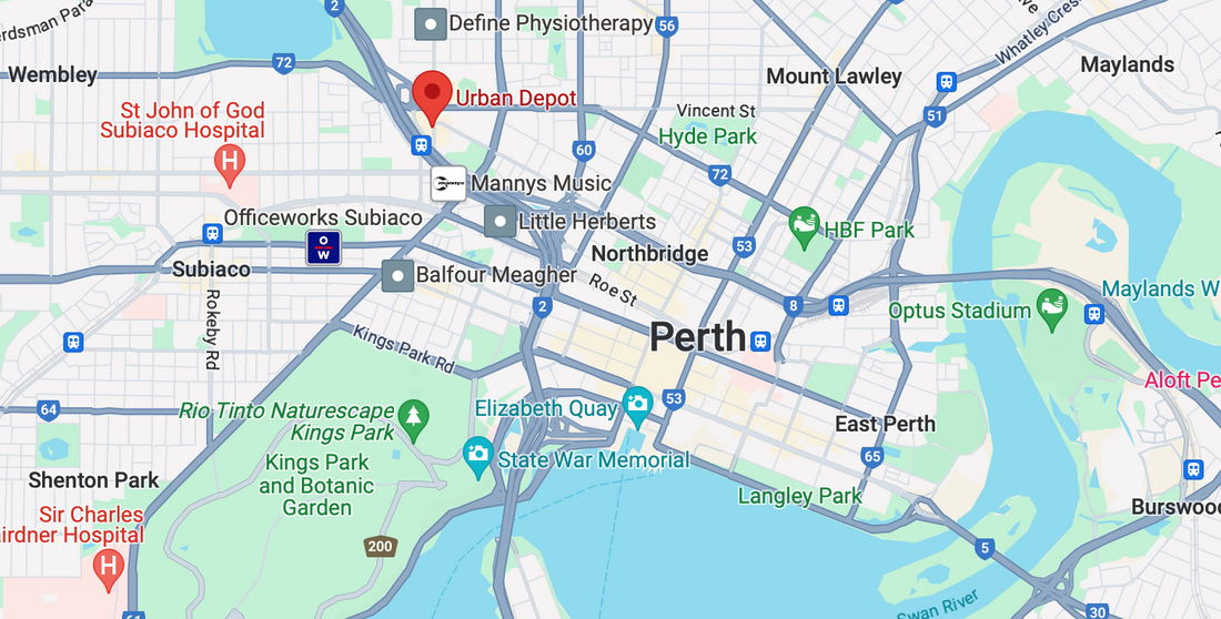 Urban Depot Location Map