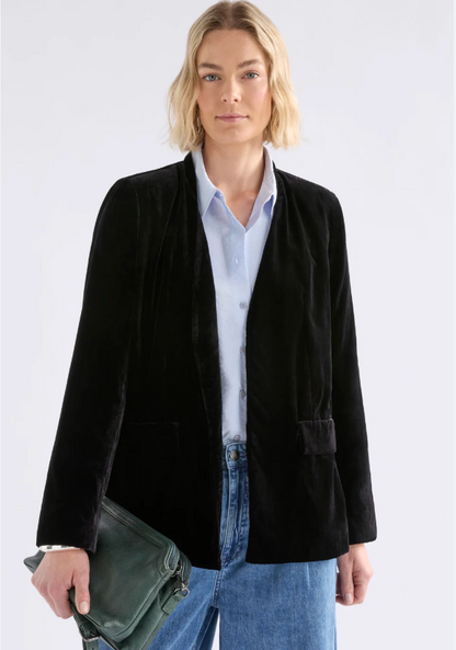 Velvet Soft Blazer Jacket
