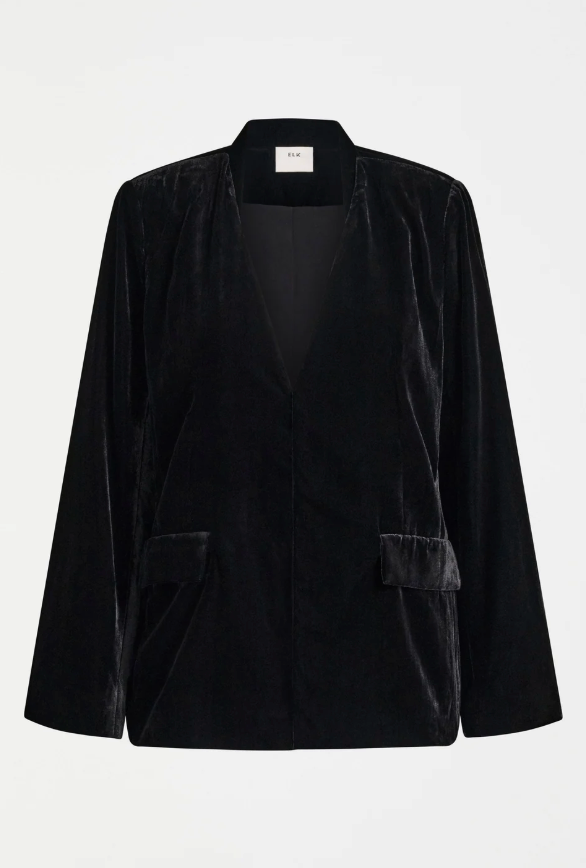 Velvet Soft Blazer Jacket
