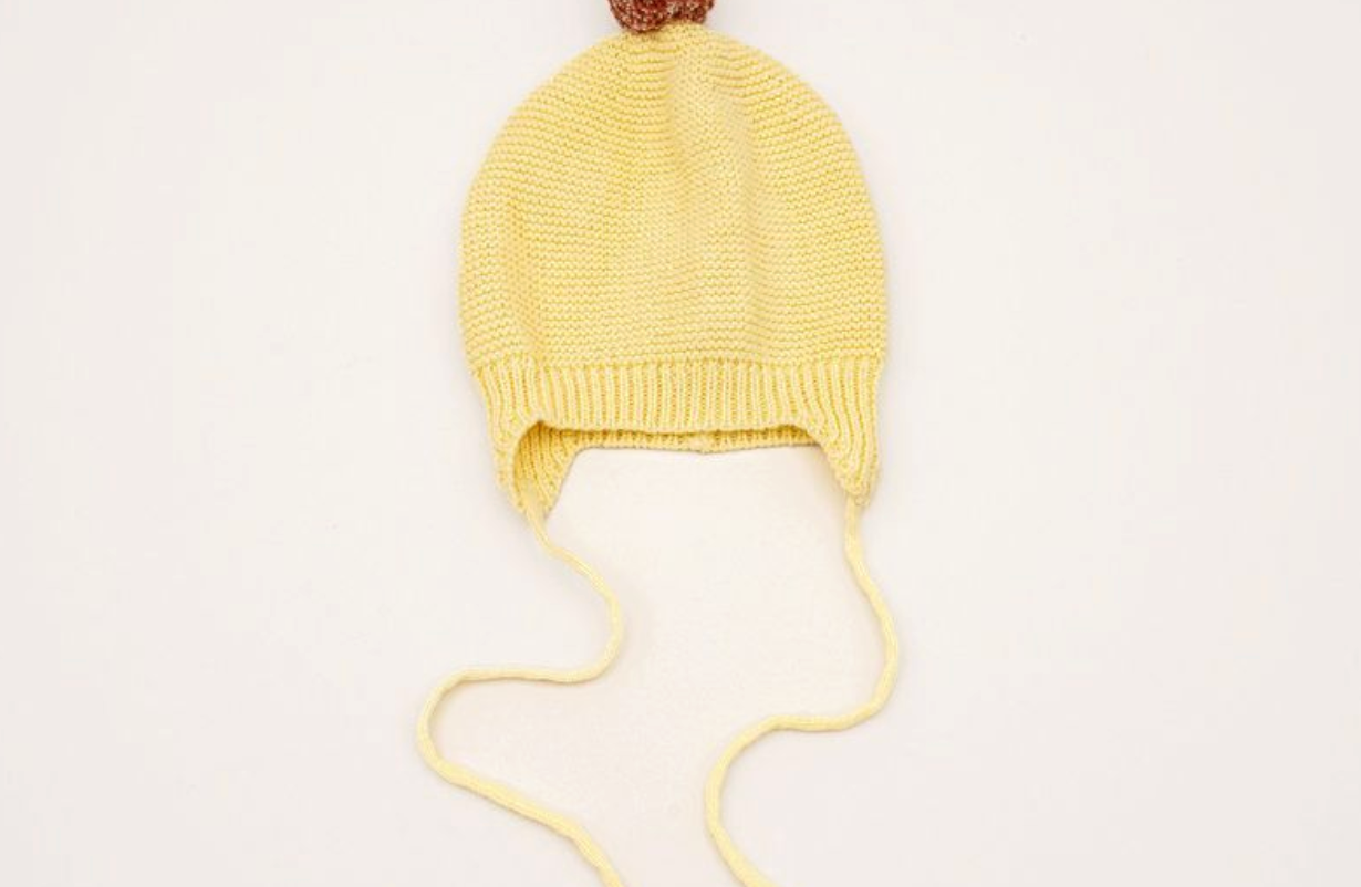 Huggie Knit Pom Pom Hat