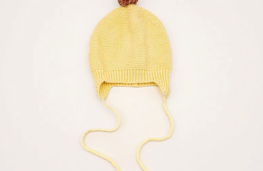 Huggie Knit Pom Pom Hat