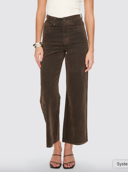 Holly High Rise Flocked Denim Jean