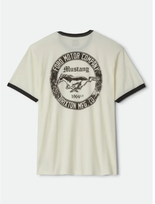Brixton Ford Mustang Ringer Tee