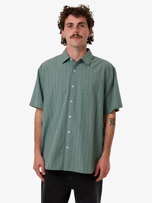 Thrills Ambient Connections S/S Shirt Chinois Green