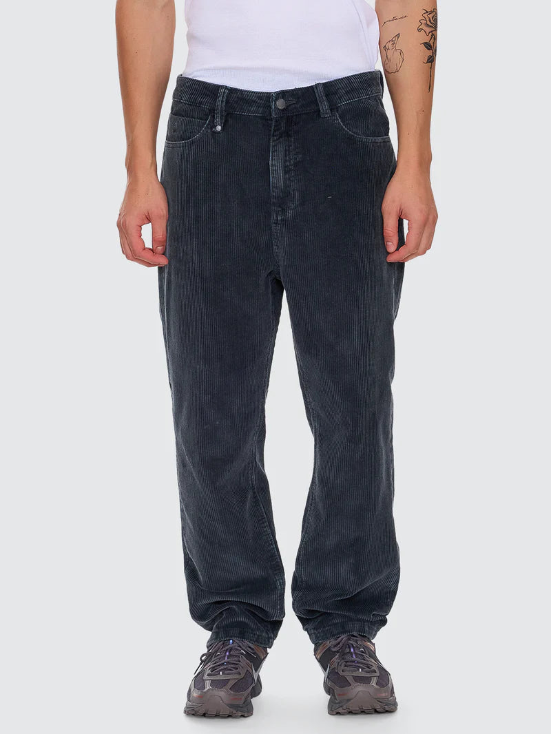 Thrills Slacker Relaxed Cord Jean Ebony