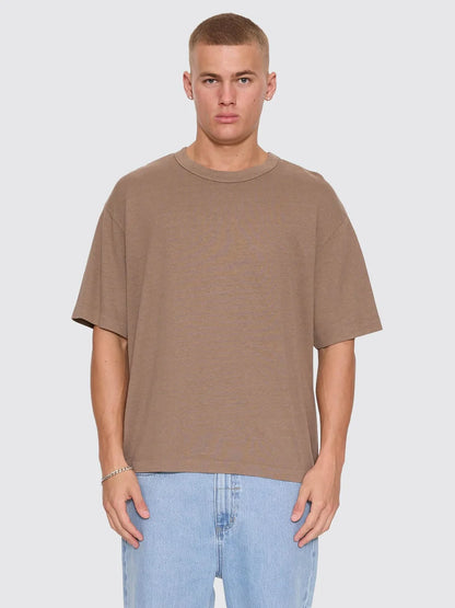 Thrills Hemp Embro Oversize Box Crop Tee