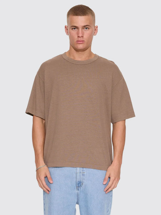 Thrills Hemp Embro Oversize Box Crop Tee