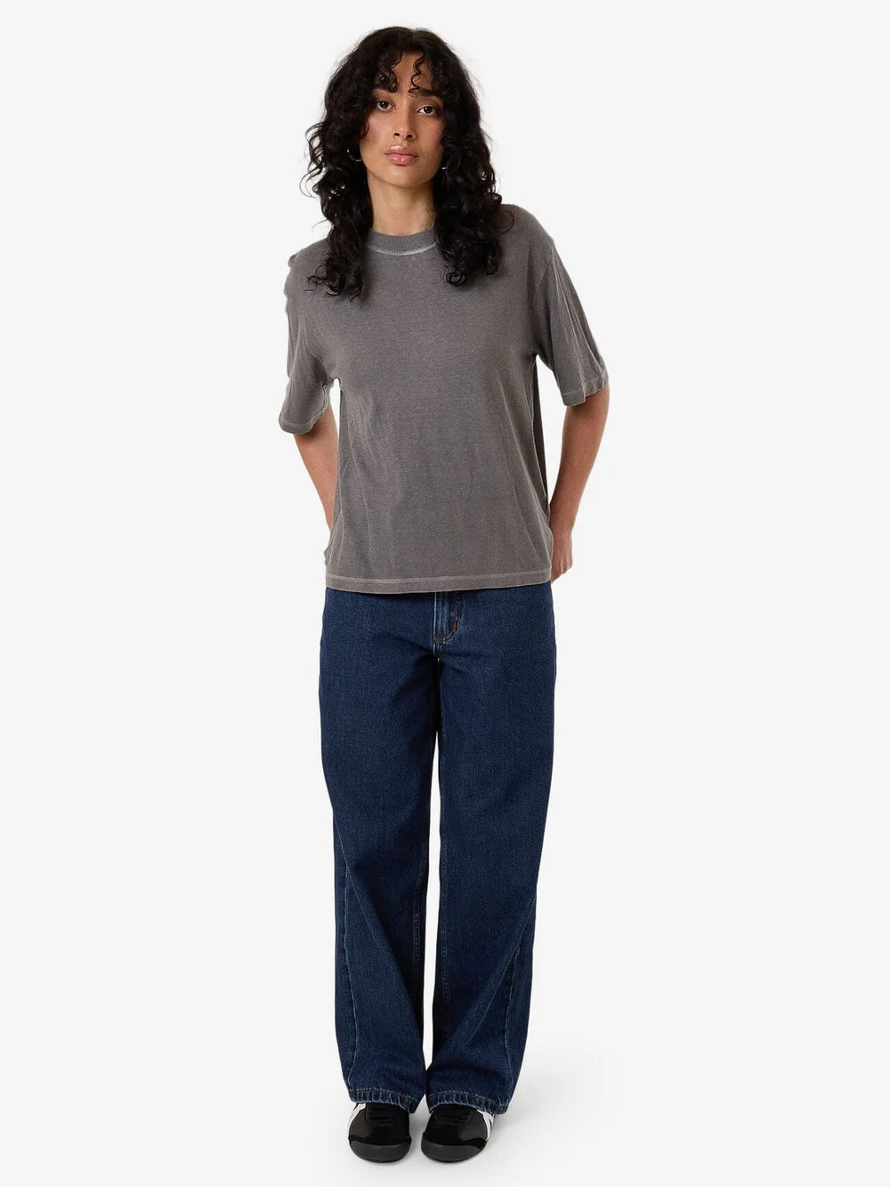 Thrills Hemp Square Tee Grey Ash