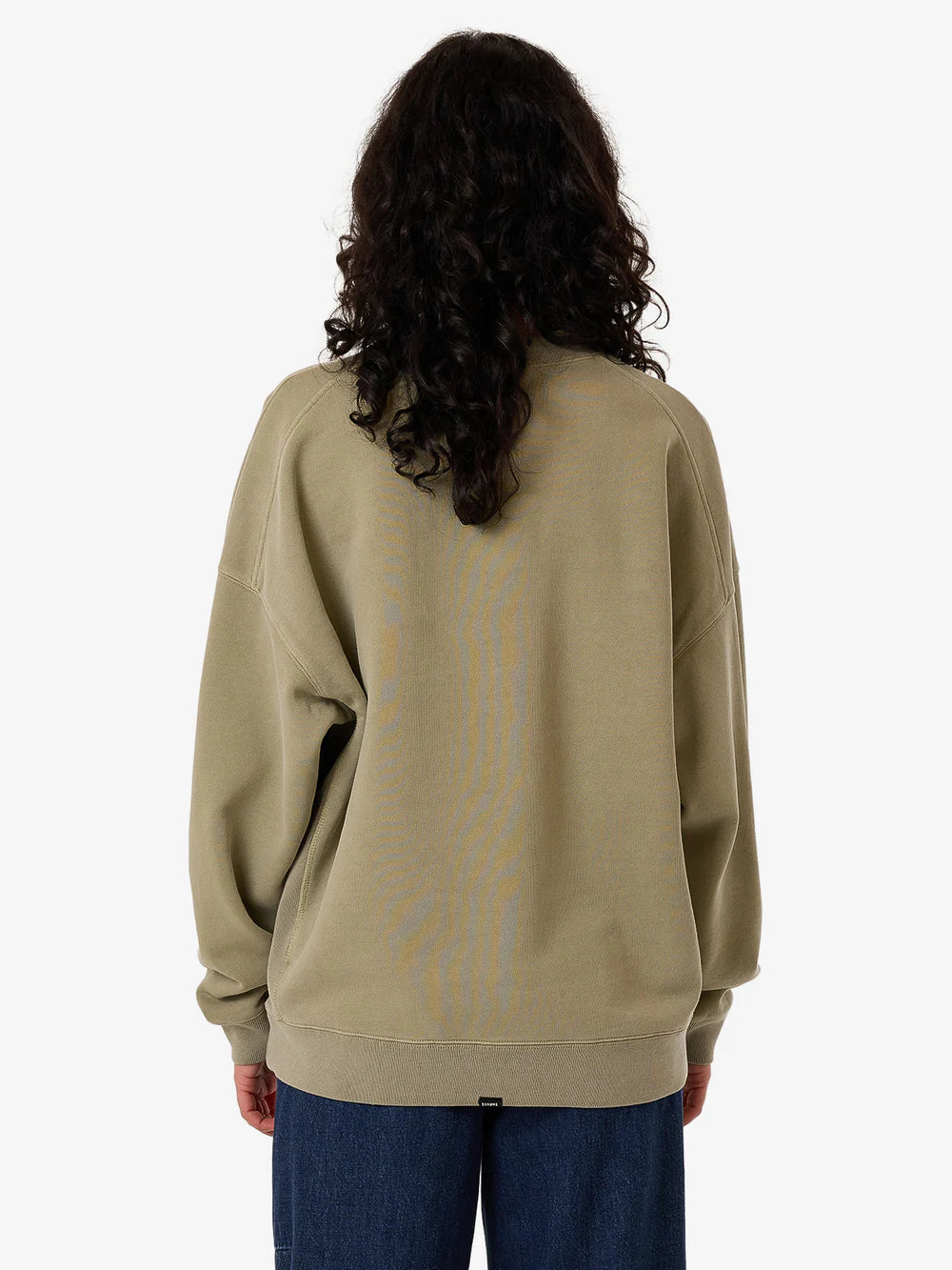 Thrills Workwear Cocoon Panel Crew Eucalyptus