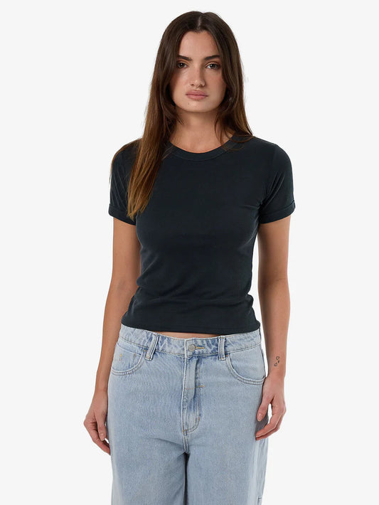 Thrills TC Micro Rib Tee Shadow