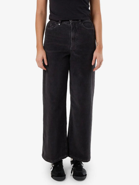 Thrills Holly Cord Pant Dark Charcoal