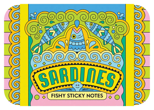TDLC Sardines Fishy Sticky Notes - Urban Depot Leederville