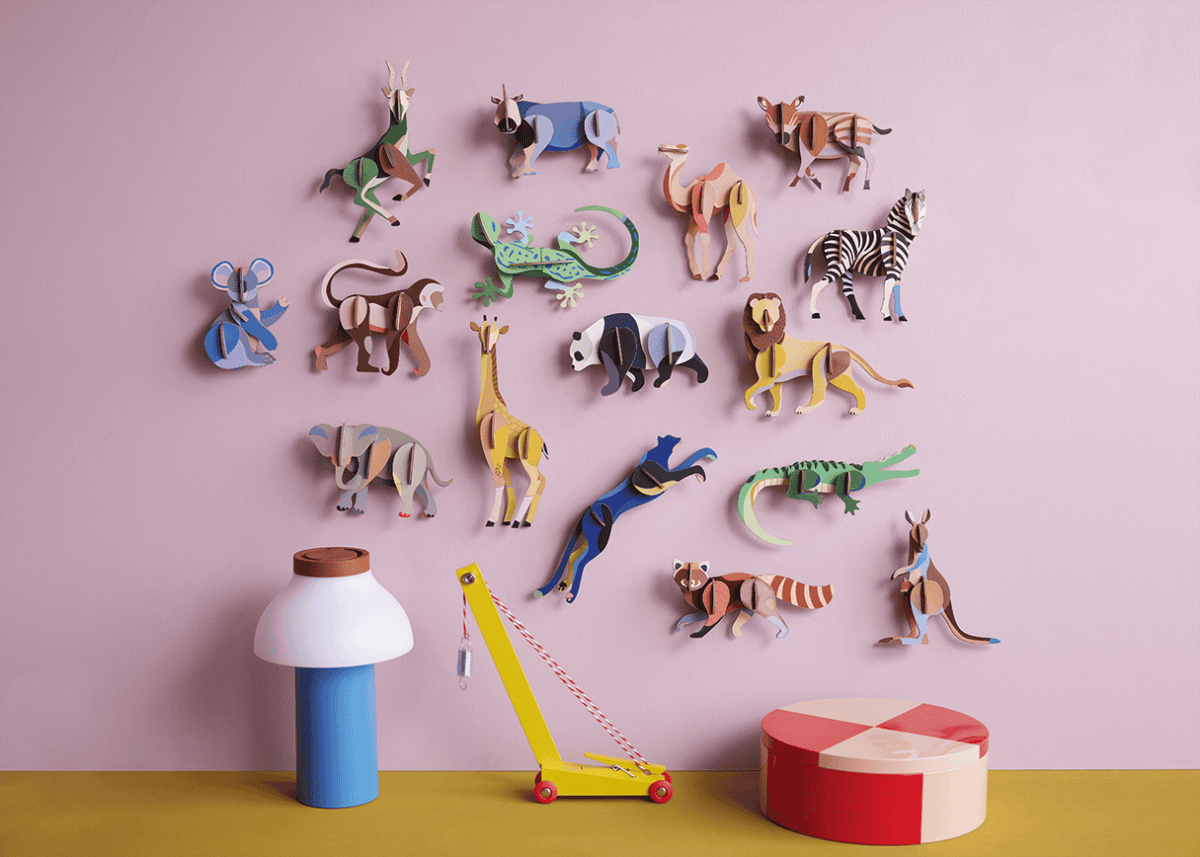 Studio Roof Wall Art Jungle Animals: Kangaroo