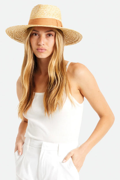 Brixton Joanna Straw Hat Honey/Lion