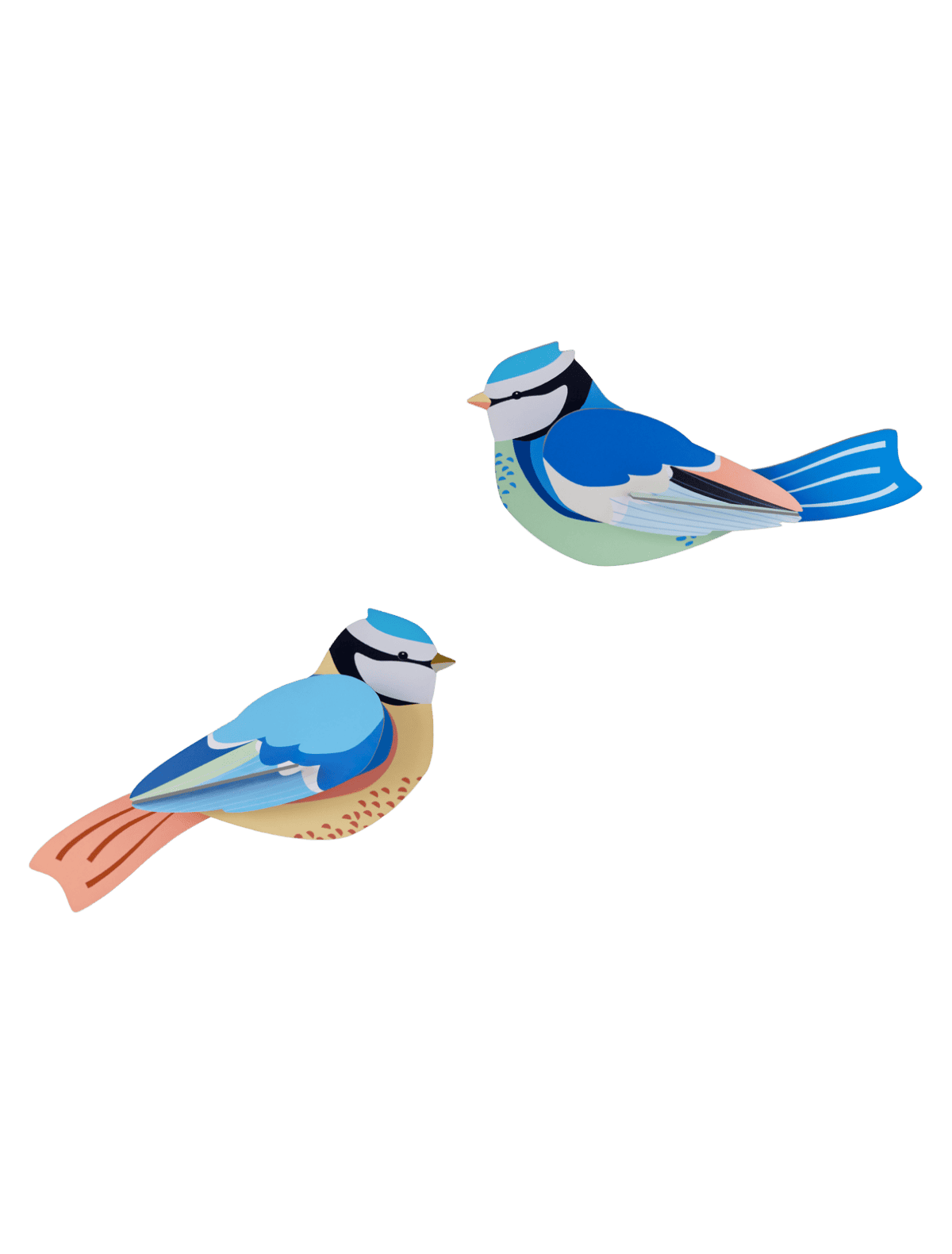 Studio Roof Wall Art Garden Birds: Blue Tits