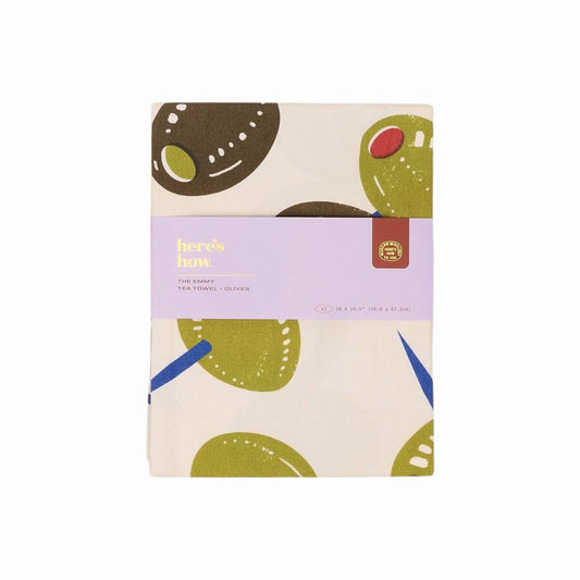 Here's How Emmy Tea Towel Olives