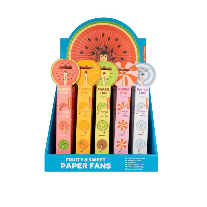 Kikkerland Fruity & Sweet Paper Fans