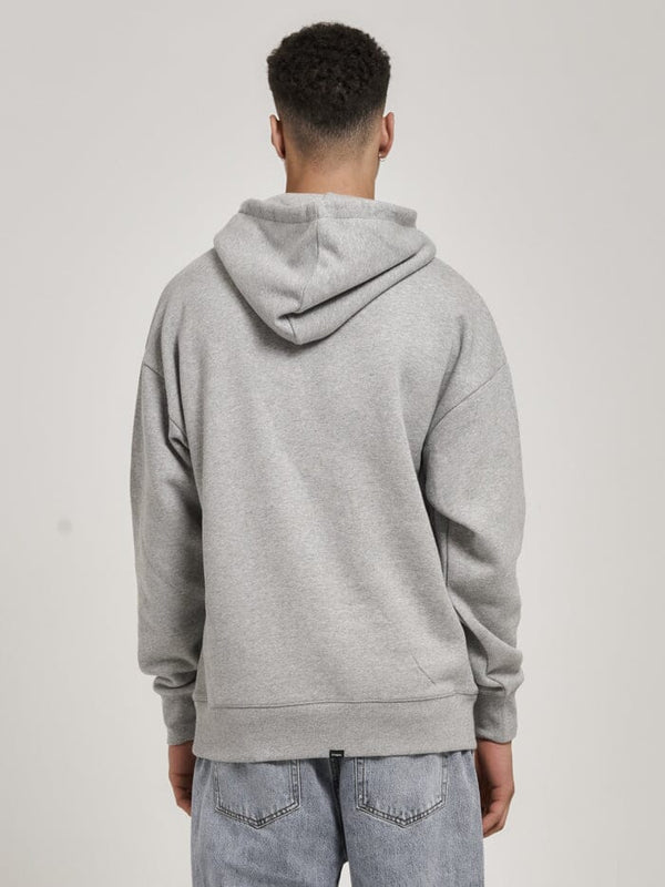 Thrills Minimal Thrills Slouch Pull On Hood Grey Marle