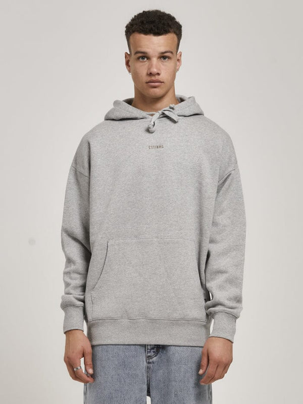 Thrills Minimal Thrills Slouch Pull On Hood Grey Marle
