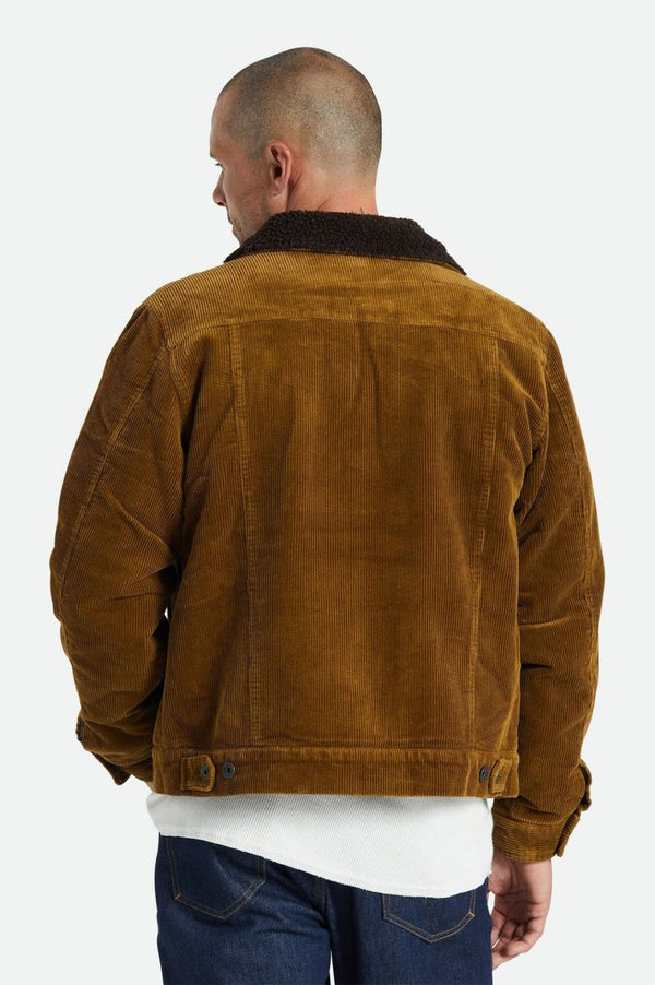 Cable Lined Trucker Jacket Brass