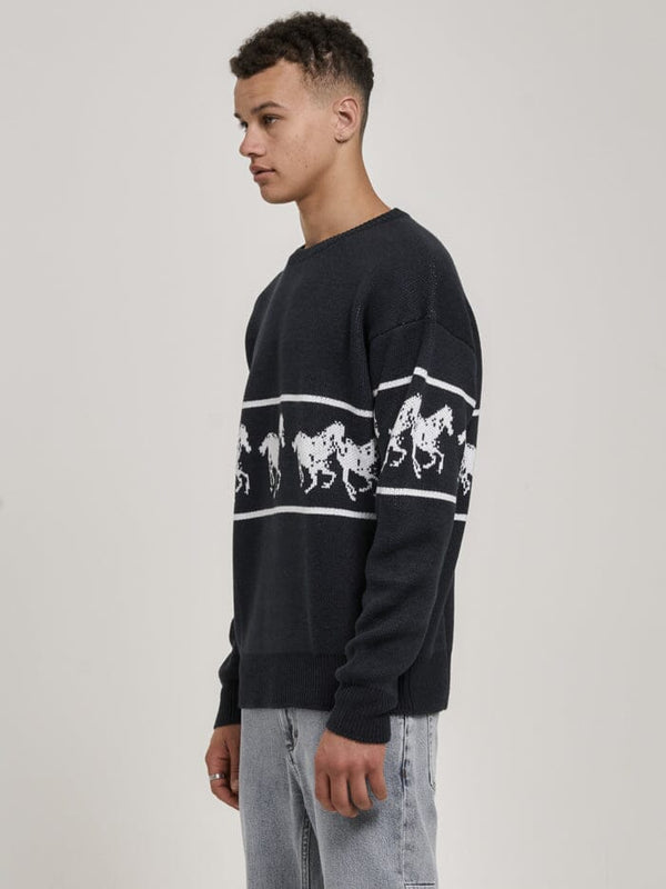 Thrills Chariot Crew Knit Total Eclipse