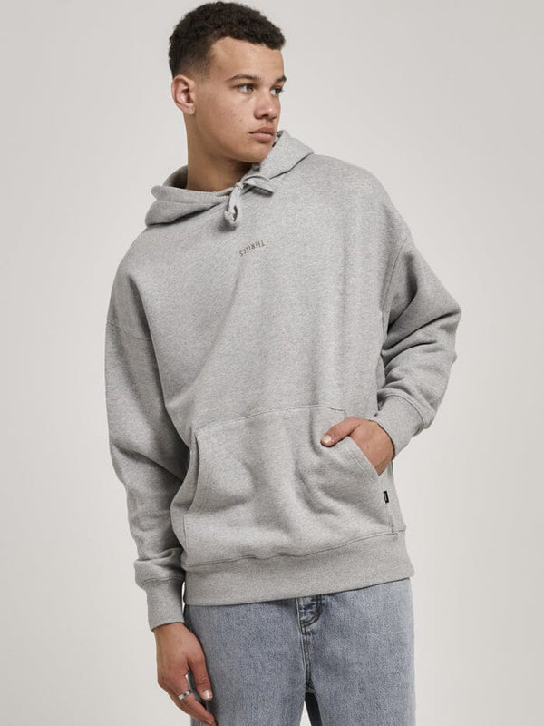 Thrills Minimal Thrills Slouch Pull On Hood Grey Marle