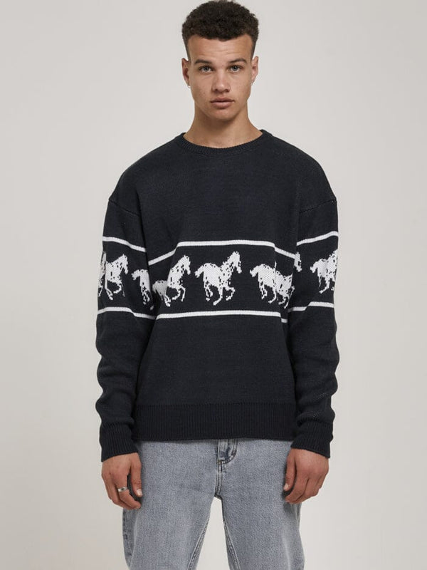 Thrills Chariot Crew Knit Total Eclipse