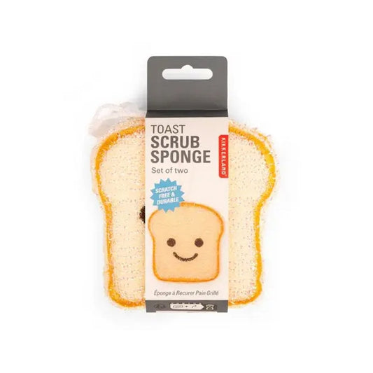 Kikkerland Toast Scrub Sponge