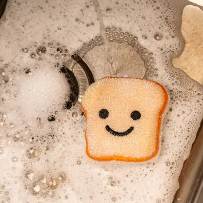 Kikkerland Toast Scrub Sponge